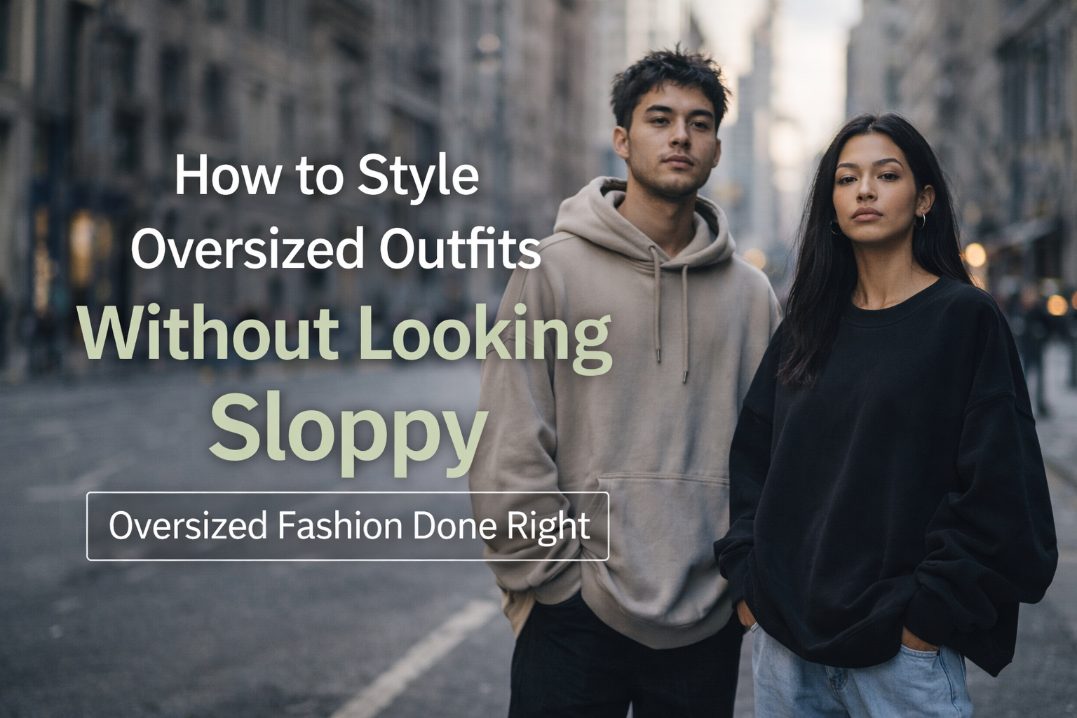 How to Style Oversized Outfits Without Looking Sloppy | Instasew