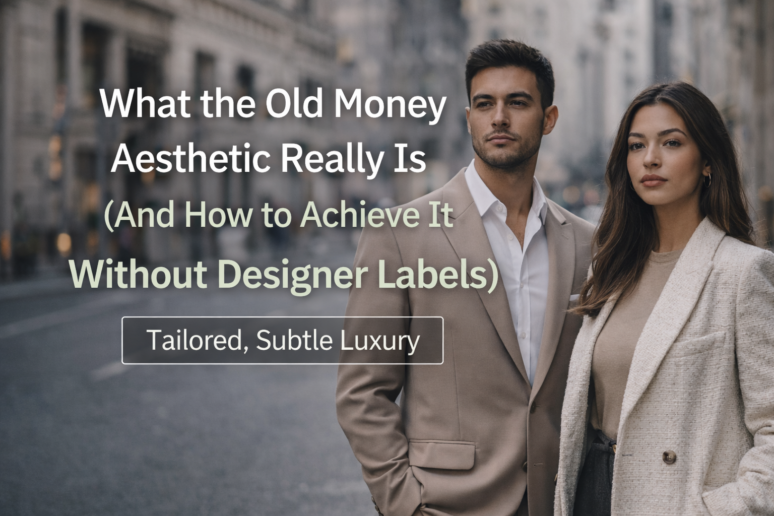 What the Old Money Aesthetic Really Is (And How to Achieve It Without Designer Labels) | Instasew